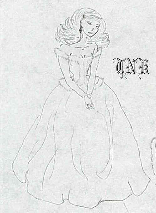 girl in ermine lined jacket