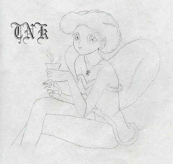 Farie with wings of white fur