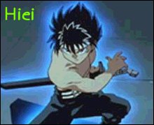 Hiei from Yu Yu Hakusho