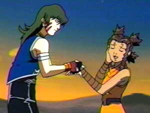 Stinger trying to earn Moonbay's Trust