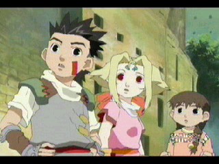 Van, Fiona and Rudolph (Ramona) Hiding his identity.