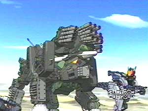 Ambient while fused with the Dibison is attacking Rudolph's Conference Site.