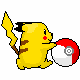 Pikachu Rolls Ball