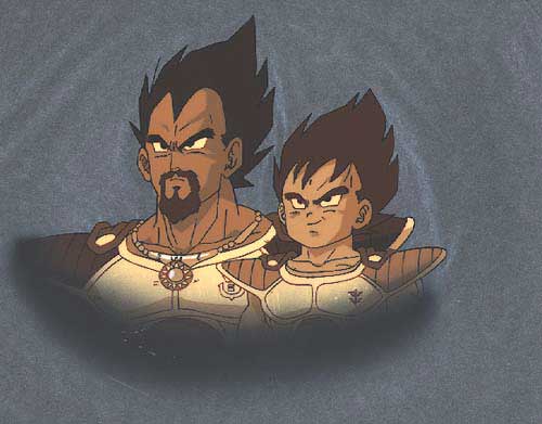 Prince Vegeta on planet Namek