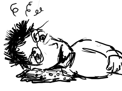 briton awoke the following afternoon  in a pool of his own vomit