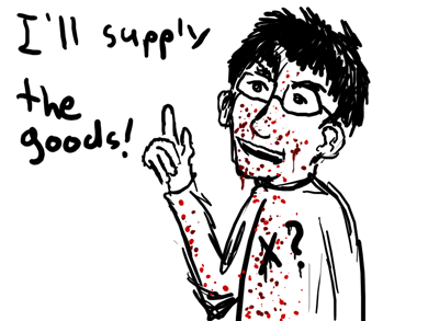 briton then suggests going back to his place. "I'll supply the goods." He states