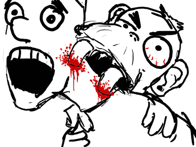 ........ the astranged, left wing comunist monkey sinks his tusk-like teeth into the unsuspecting banana delivery man!!!!! OH MY FUCKING GOD!!!!