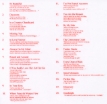 CD Track List