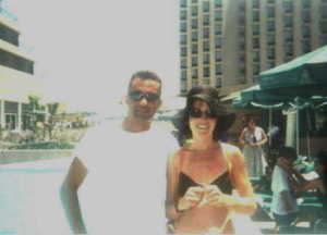 Dolores y el guardavidas- Click para ver mas grande!