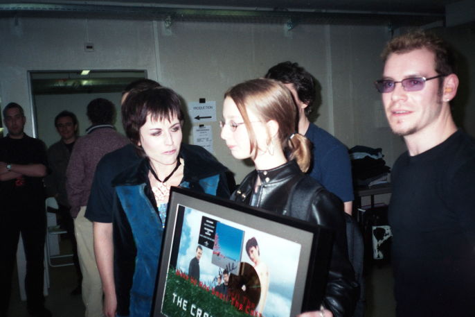 Cranberries and Axelle, la ganadora del Meet and greet