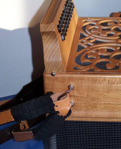 Protection de bretelles pour soufflet d'accord�on