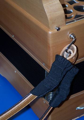 Protection de bretelles pour soufflet d'accord�on