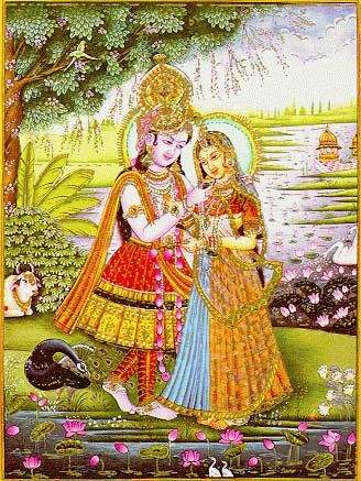 Shri Shri Radha-Shyam-Sunder Jiu, on the banks of Yamuna