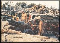 MARINES & 75 mm howitzer