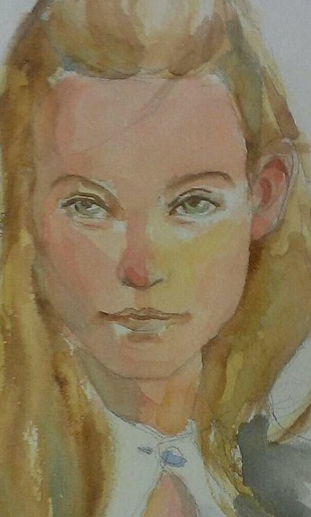 watercolor portrait