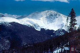 The beautiful scenery at the summit