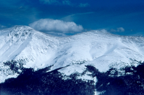 The beautiful scenery at the summit