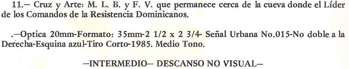 UNA DE LAS CRUCES  QUE PERMANECIA EN LA ENTRADA DE LA CUEVA DEL KILOMETRO 14 Y MEDIO DE UNO DE LOS CAIDOS DE LAS FUERZAS MIXTAS FF.AA Y PN