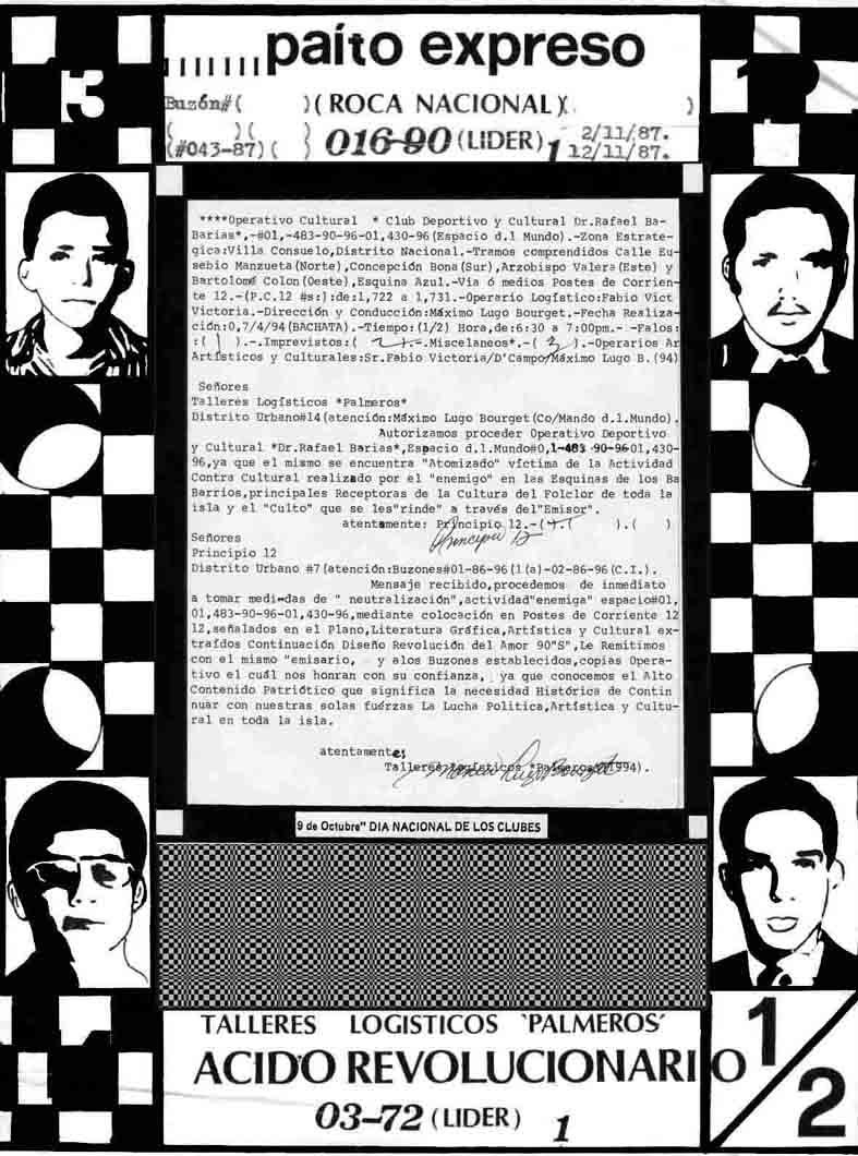 OGICIO OPERATIVO CULTURAL #01,-483-90-96-01-430-96 CLUB RAFAEL BARIA VILLA CONSUELO