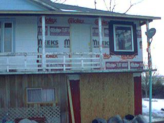 Door to the new porch/room