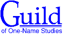 Guild of One Name Studies