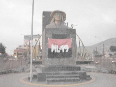 Embanderamiento a monumento