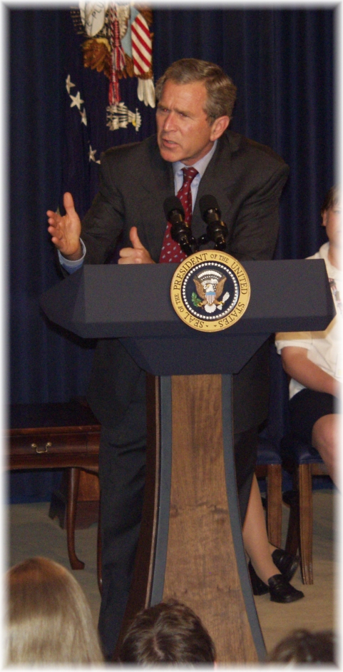 An afternoon with President Bush...