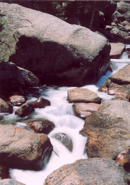 Glacier Creek, outside my campground, great tasting water for the hike!