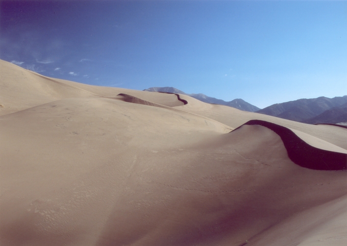 Maroon Bells reflecting in Crater Lake