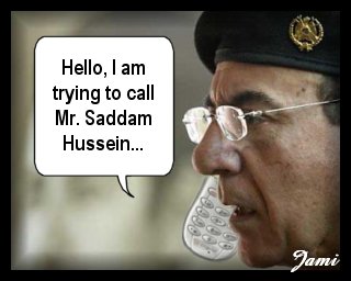 Baghdad Bob calling Saddam...