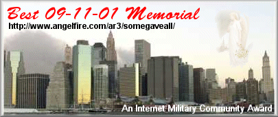 Awarded 11/25/01 by the Internet Military 
Community