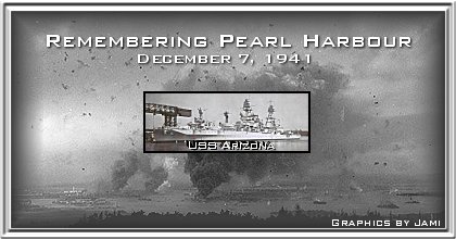 Click here to visit the Pearl Harbour Attacked Website for a look back at the history of the original Day of Infamy.