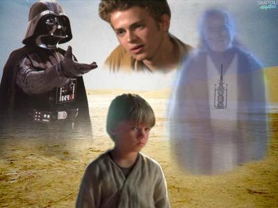 Faces of Anakin skywalker