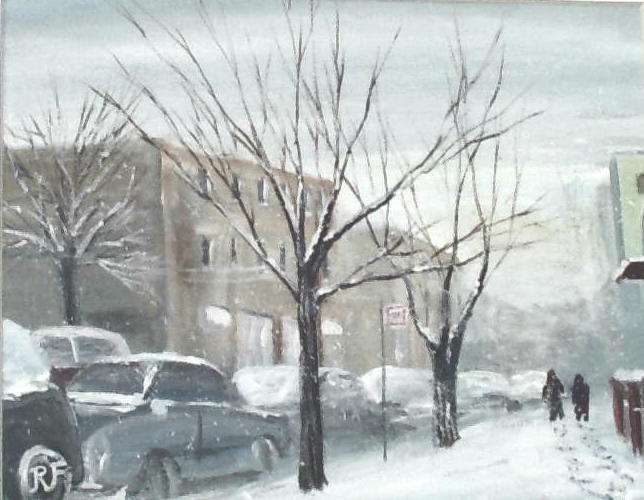 Our Street in Winter