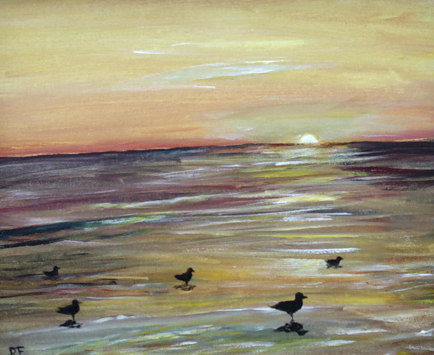 Jones Beach at Sunset