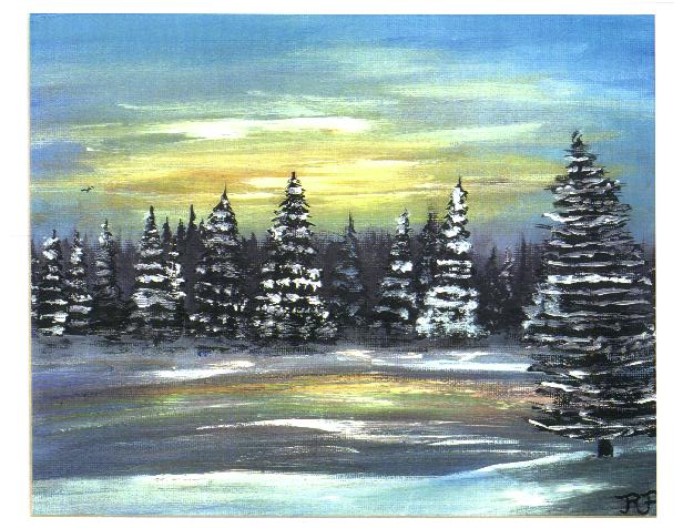 Sunset in Upstate New York