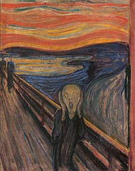 the scream by edvard munch