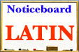 GCSE Latin notice board
