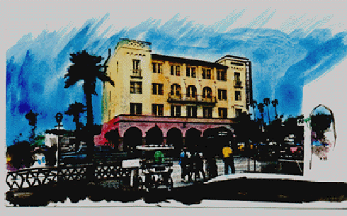 the hotel is still standing vacant