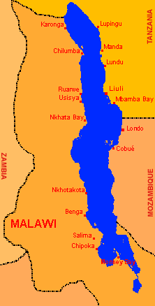Malawi-map