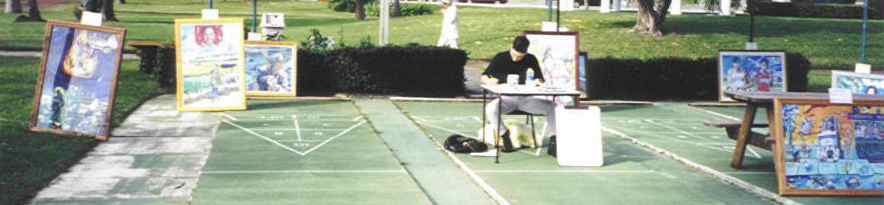 Photo of me at Lark Park Greenmarket 