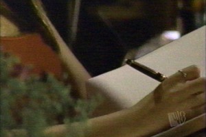 Liz Writing in Journal