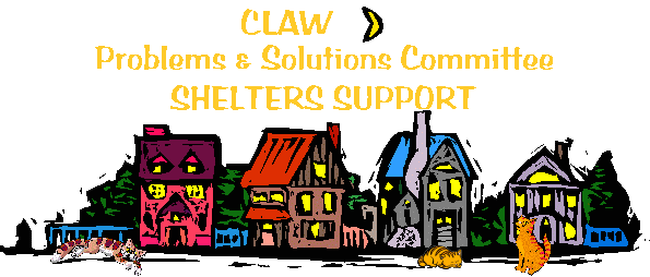 Problems & Solutions Committee Shelter Support