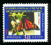 A newly-hatched monarch butterfly is shown on the 30 stamp of 2000.