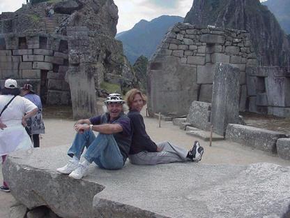 Aqu� los dos juntos sobre plena cultura inca.