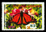 Save the Monarch Butterfly, $2 stamp from 2000.