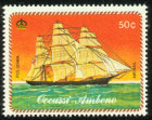 1977, Sailing Ships, 50 cents, mint.