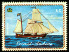 1977, Sailing Ships, 6 cents.
