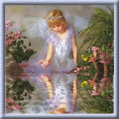 Animated water graphic