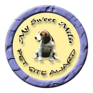 Click
on the Logo To Apply For My Sweet Mil Pet Site Award!